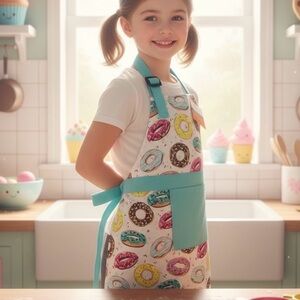 mukitchen Mini chef’s donut apron child one size